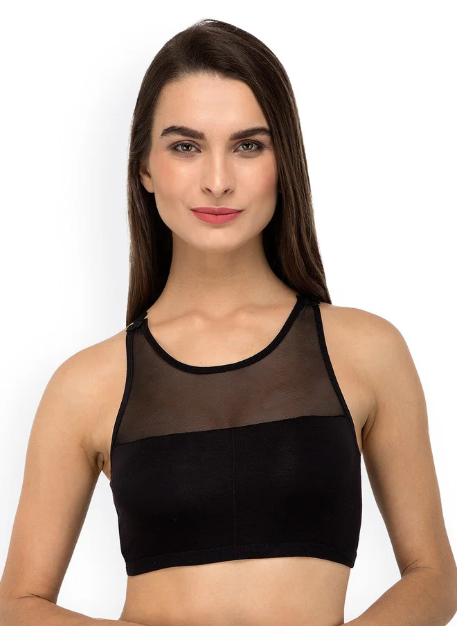 ليس اند مي  Laceandme Women Black Solid Bralette 4203